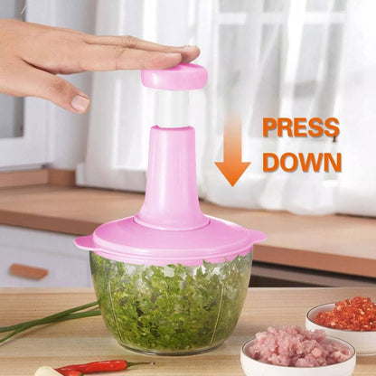 Hand Press Vegetable Chopper