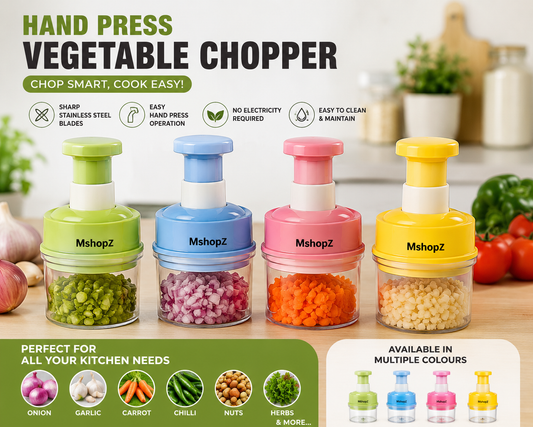 Hand Press Vegetable Chopper